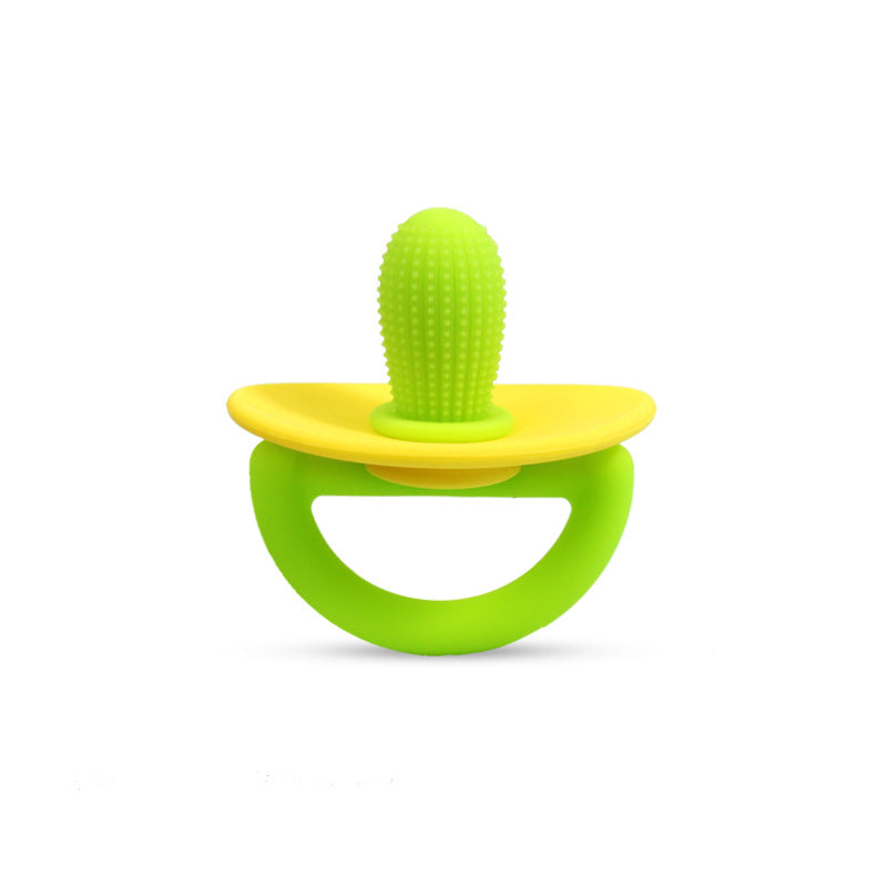 Cactus baby teething pacifier toy