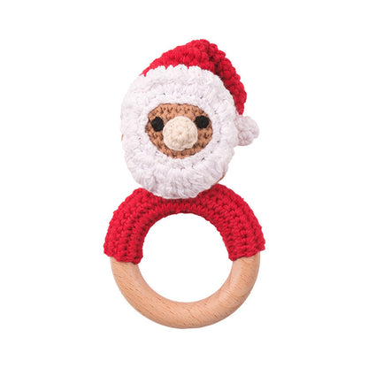 Handmade Crochet Animal Baby Rattle Teether