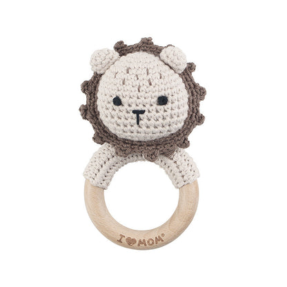 Handmade Crochet Animal Baby Rattle Teether