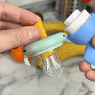 Nature-Inspired Silicone Baby Fruit and Vegetable Teether | (Free Shipping to USA) | 100% Food-Grade Silicone | BPA-Free | Certified Baby-Safe