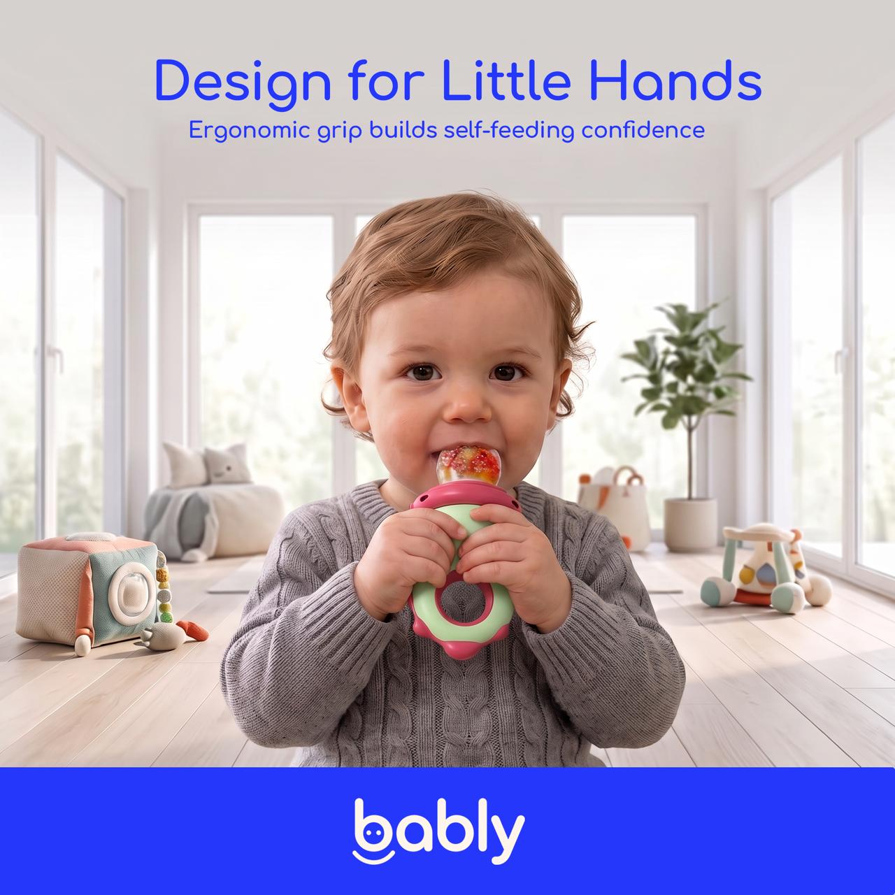 Nature-Inspired Silicone Baby Fruit and Vegetable Teether | (Free Shipping to USA) | 100% Food-Grade Silicone | BPA-Free | Certified Baby-Safe