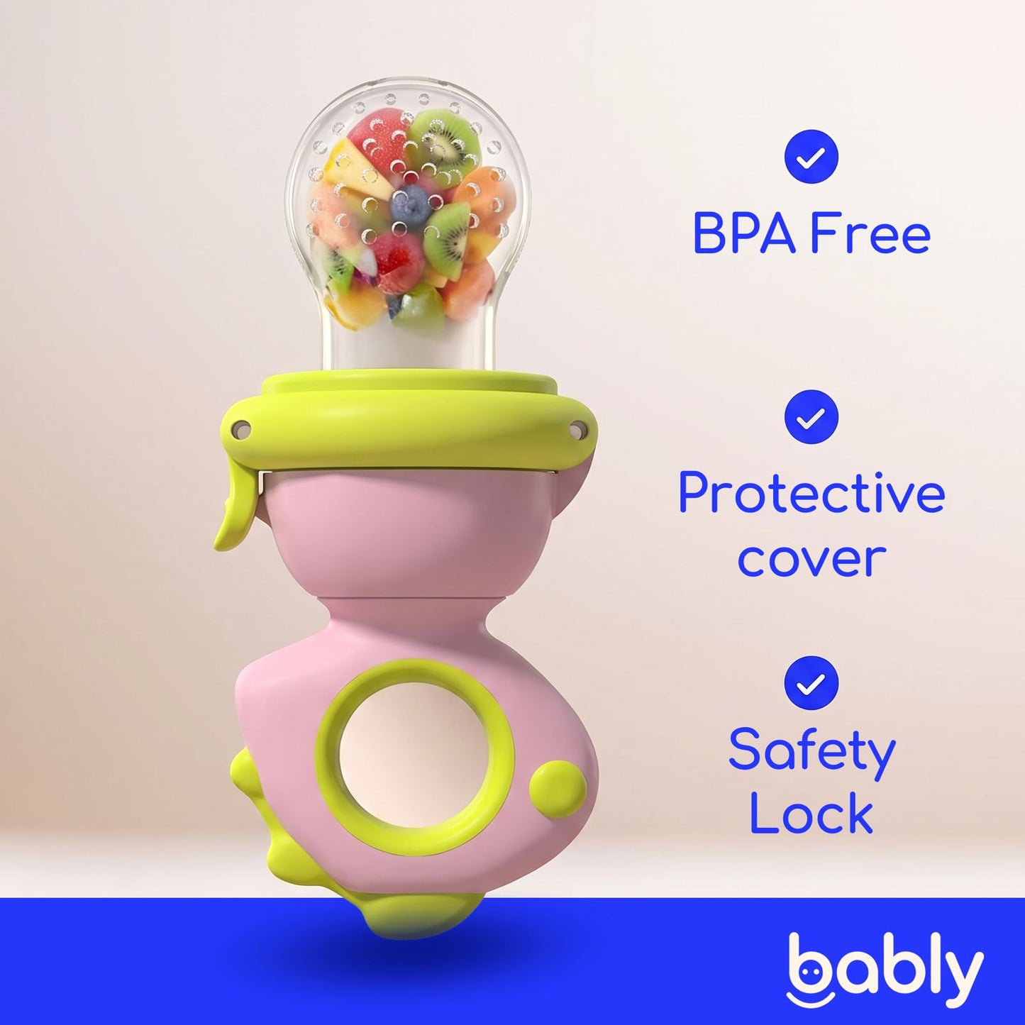 Nature-Inspired Silicone Baby Fruit and Vegetable Teether | (Free Shipping to USA) | 100% Food-Grade Silicone | BPA-Free | Certified Baby-Safe