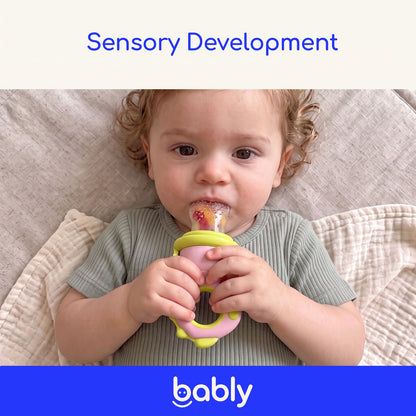 Nature-Inspired Silicone Baby Fruit and Vegetable Teether | (Free Shipping to USA) | 100% Food-Grade Silicone | BPA-Free | Certified Baby-Safe