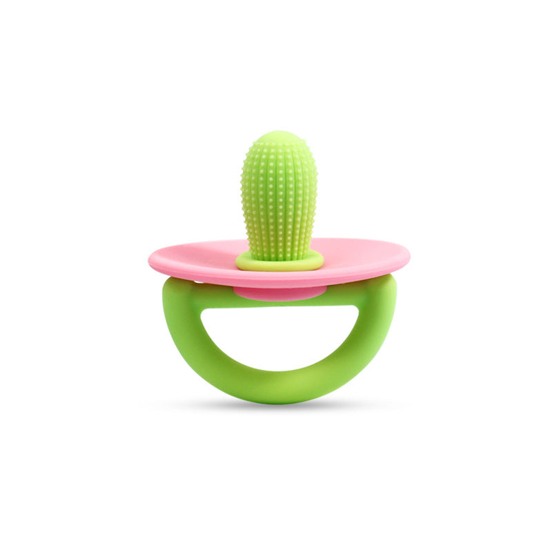 Cactus baby teething pacifier toy