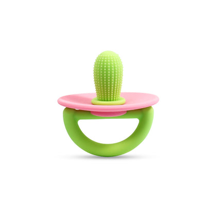 Cactus baby teething pacifier toy