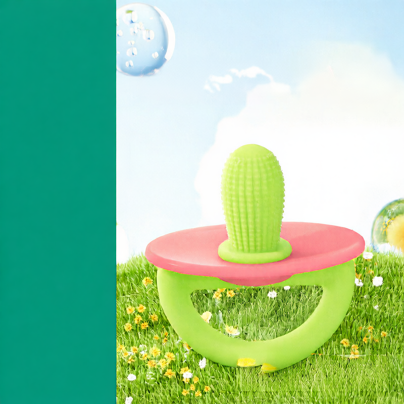 Cactus baby teething pacifier toy